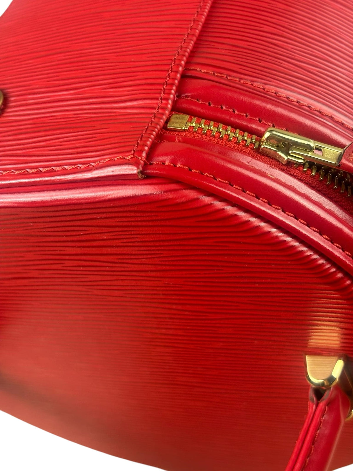 Louis Vuitton Castilian Red Epi Leather Cannes Vanity Bag