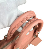 Balenciaga Pink Moto Leather Dome 2Way City Bag