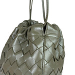Bottega Veneta Olive Green Intrecciato Dustbag Pouch