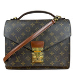 Louis Vuitton Monogram Monceau Lock Shoulder Bag