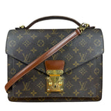 Louis Vuitton Monogram Monceau Lock Shoulder Bag