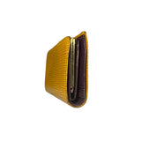 Louis Vuitton Epi Kiss Lock Wallet Yellow