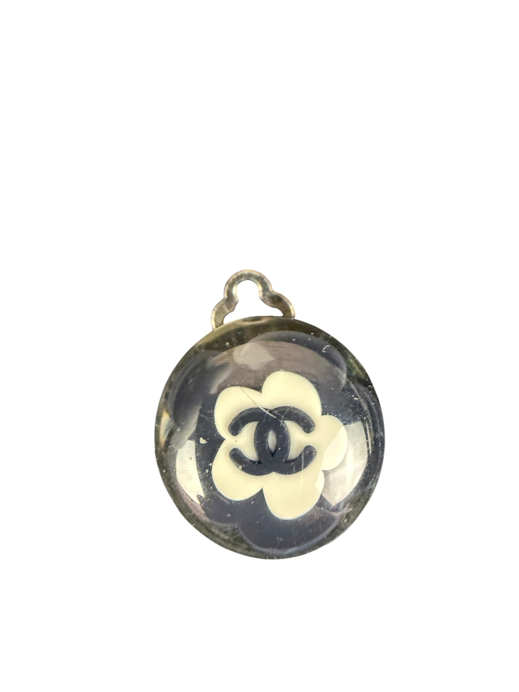 Chanel Spring Clear Resin Ball Clip-On Earrings 04S 2004