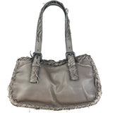 Bottega Veneta Intrecciato Leather Fringe Handbag