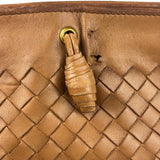 Bottega Veneta Brown Woven Intrecciato Pochette