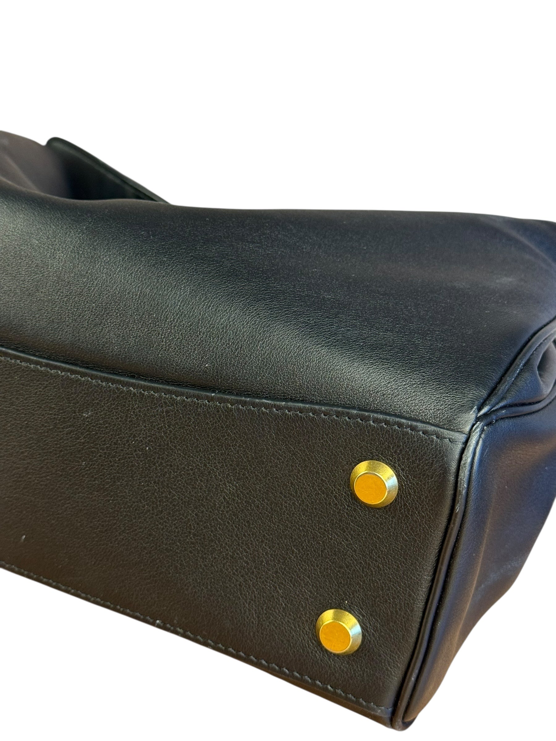 Balenciaga Medium Rodeo Leather 2Way Handbag Black