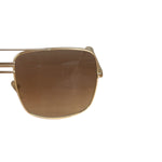 Celine Gold Tone Square Aviator Sunglasses CL41808/S