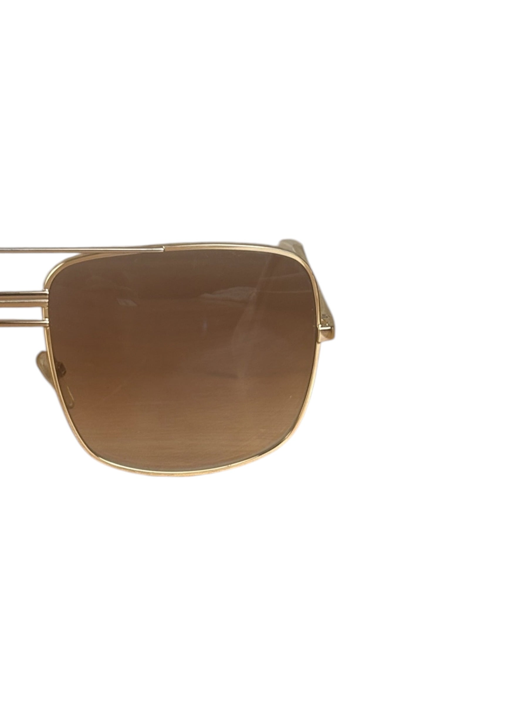 Celine Gold Tone Square Aviator Sunglasses CL41808/S