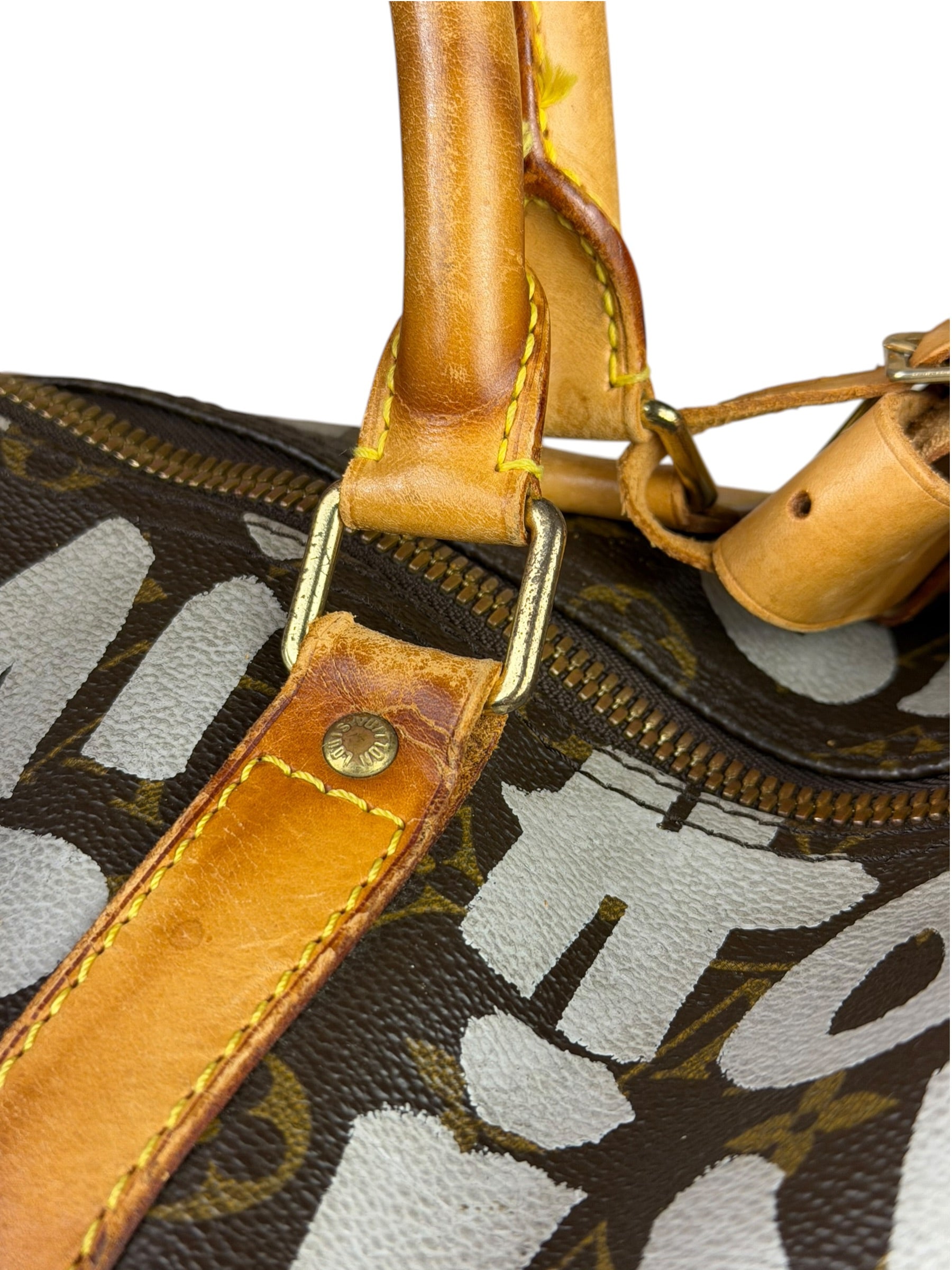 Louis Vuitton x Stephen Sprouse Monogram Graffiti Keepall 50