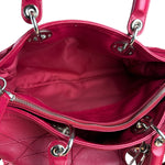 Christian Dior Red Granville Cannage 2Way Handbag
