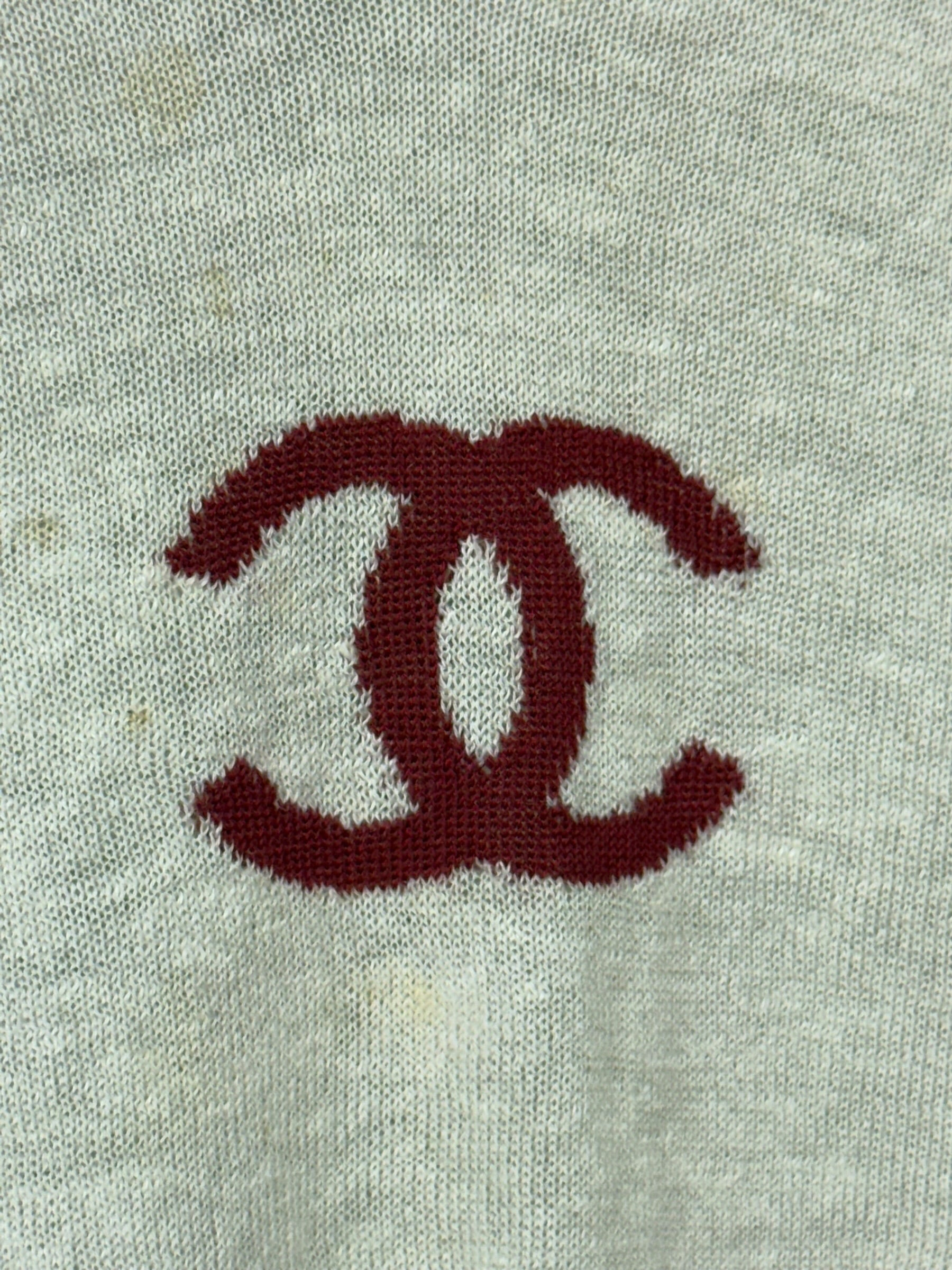 Chanel White/Red 2006 Spring/Summer 06P Sleeveless Top