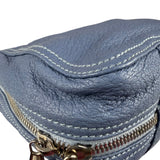 Balenciaga Vintage Blue Leather Mini Pochette
