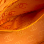 Chanel Brown Quilted Leather Cambon Ligne Shoulder Tote 2004