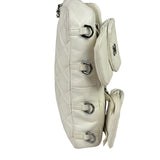 Chanel White Quilted Leather Multi-pocket Flap Bag 2007