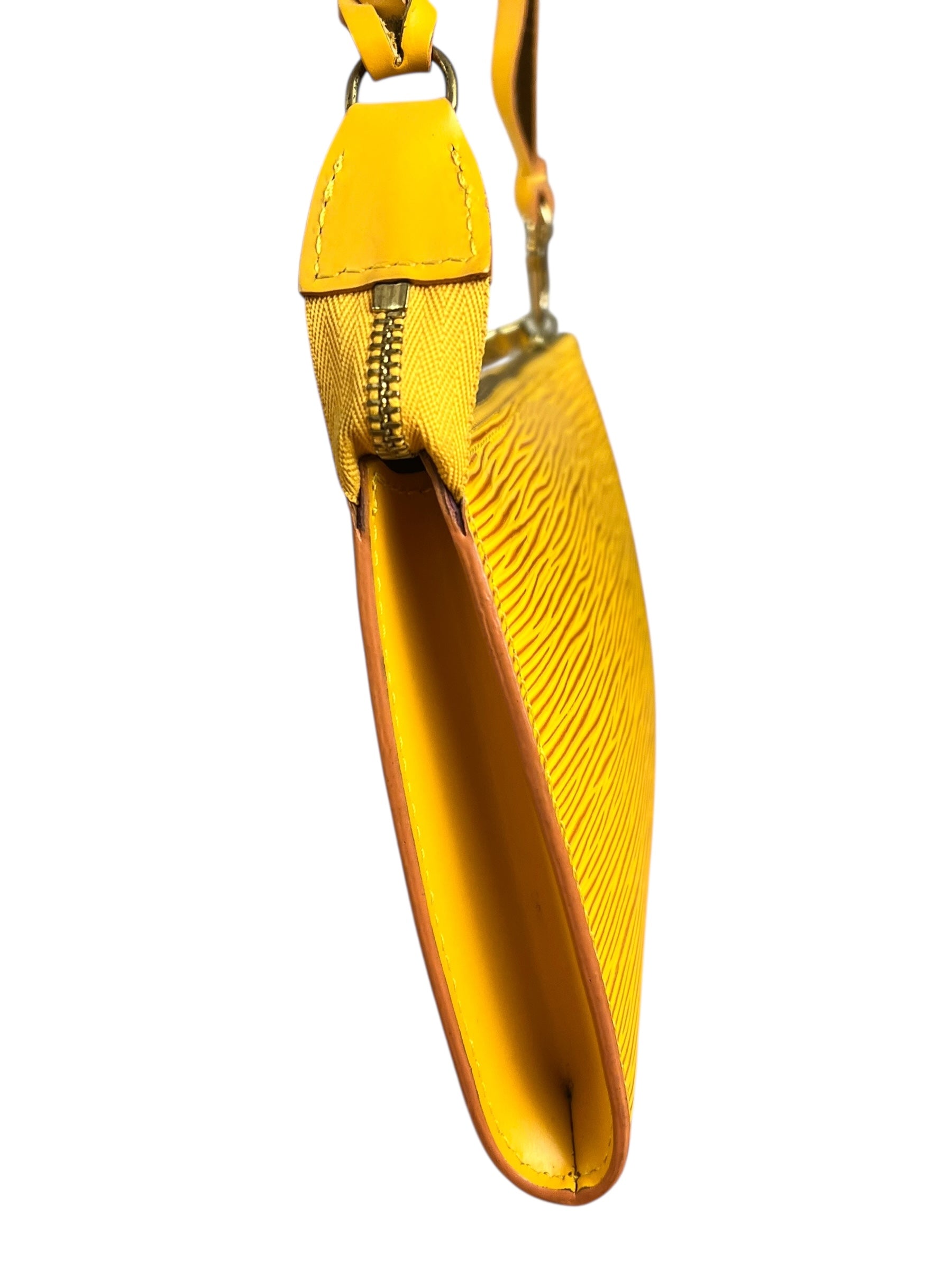 Louis Vuitton Epi Leather Pochette Yellow