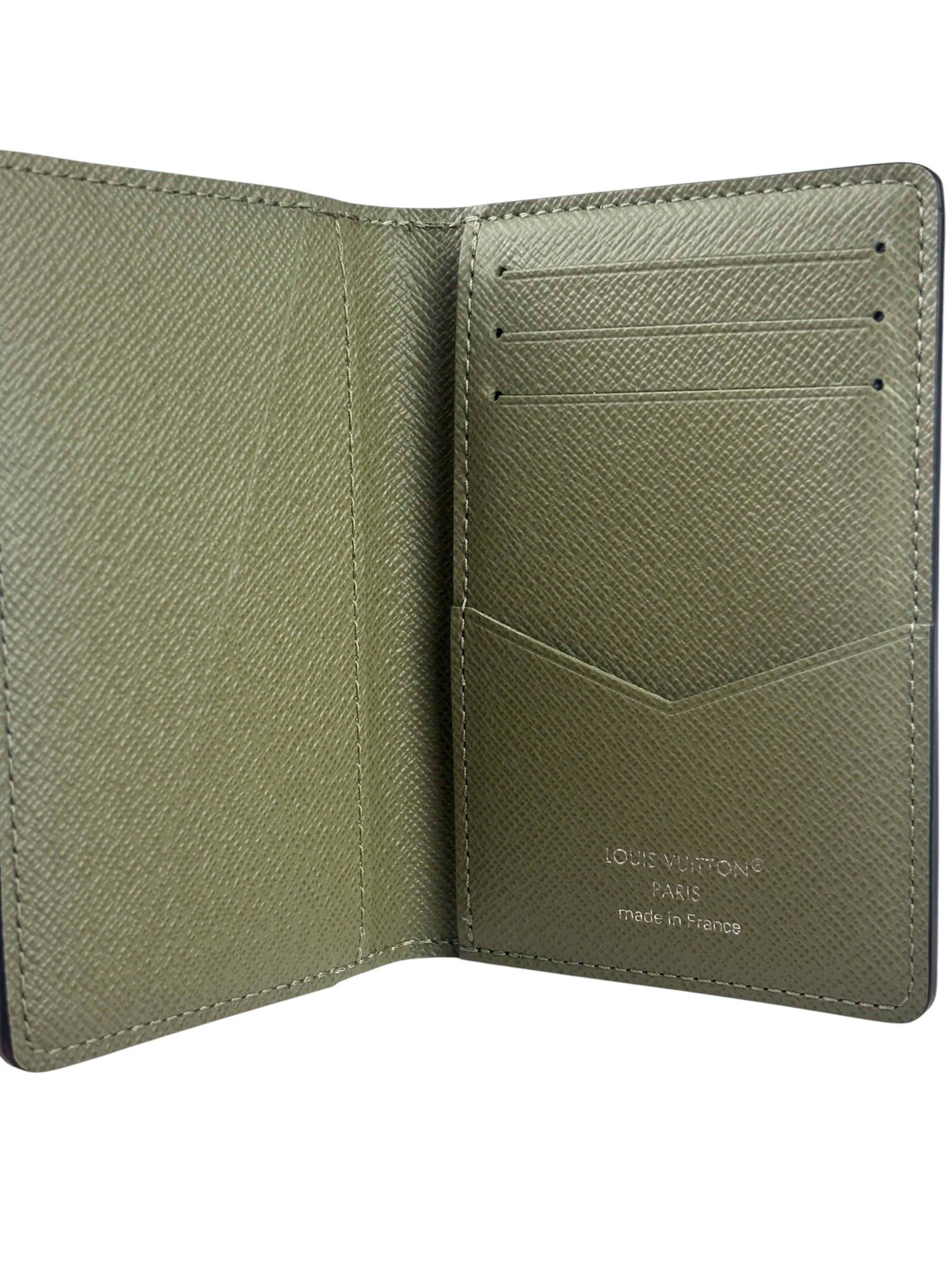 Louis Vuitton Black/Olive Monogram Bi-Fold Card Holder