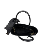 Miu Miu Black Leather Nappa Biker Tote Bag