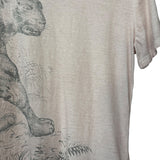Cristian Dior Pink Dioriviera Animal-Graphic T-shirt