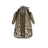 Prada Beige Python Mini Dome Two-Way Bag