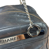 Chanel Black Caviar Chocolate Bar Shoulder Bag