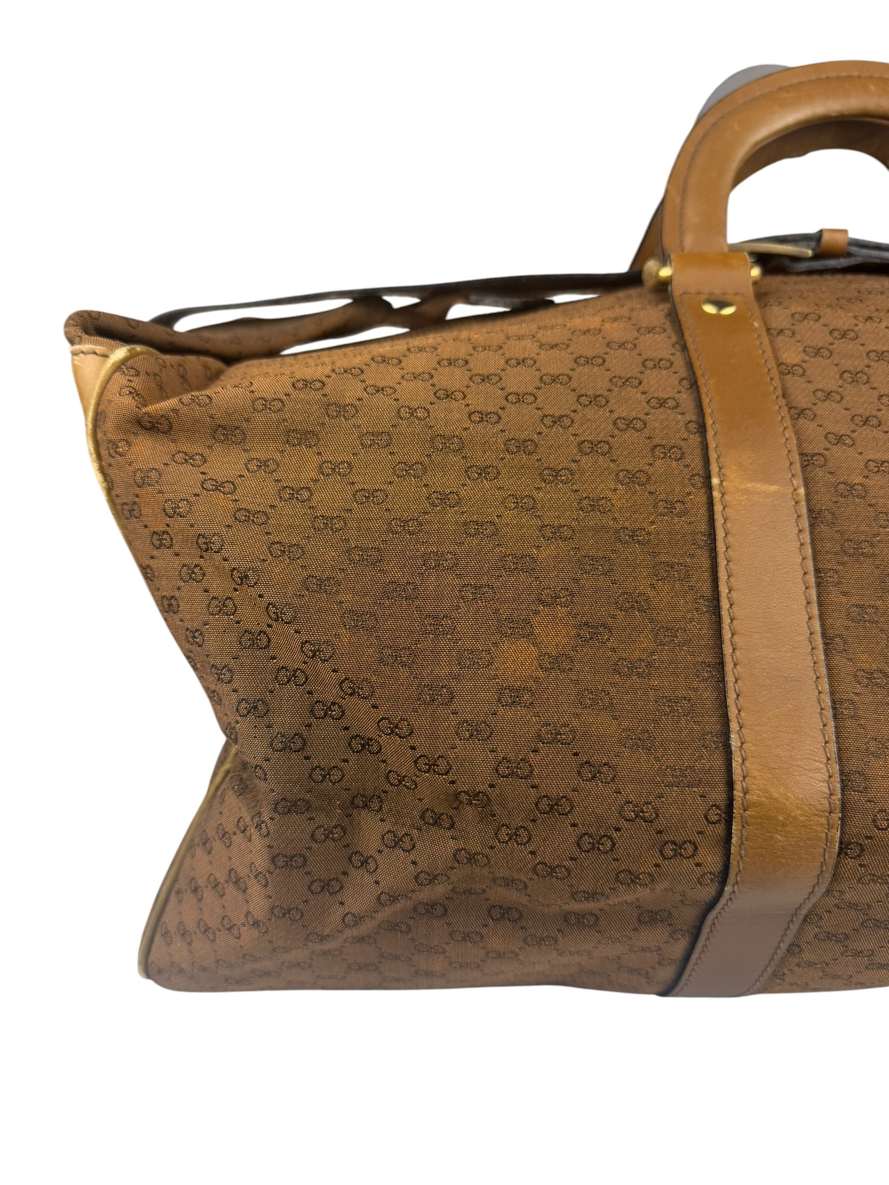 Gucci Vintage Micro GG Travel Bag