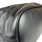 Givenchy Vintage Black Leather Nightinagale Braided Handles Hobo Bag
