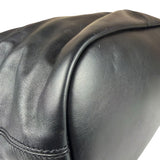 Givenchy Vintage Black Leather Nightinagale Braided Handles Hobo Bag