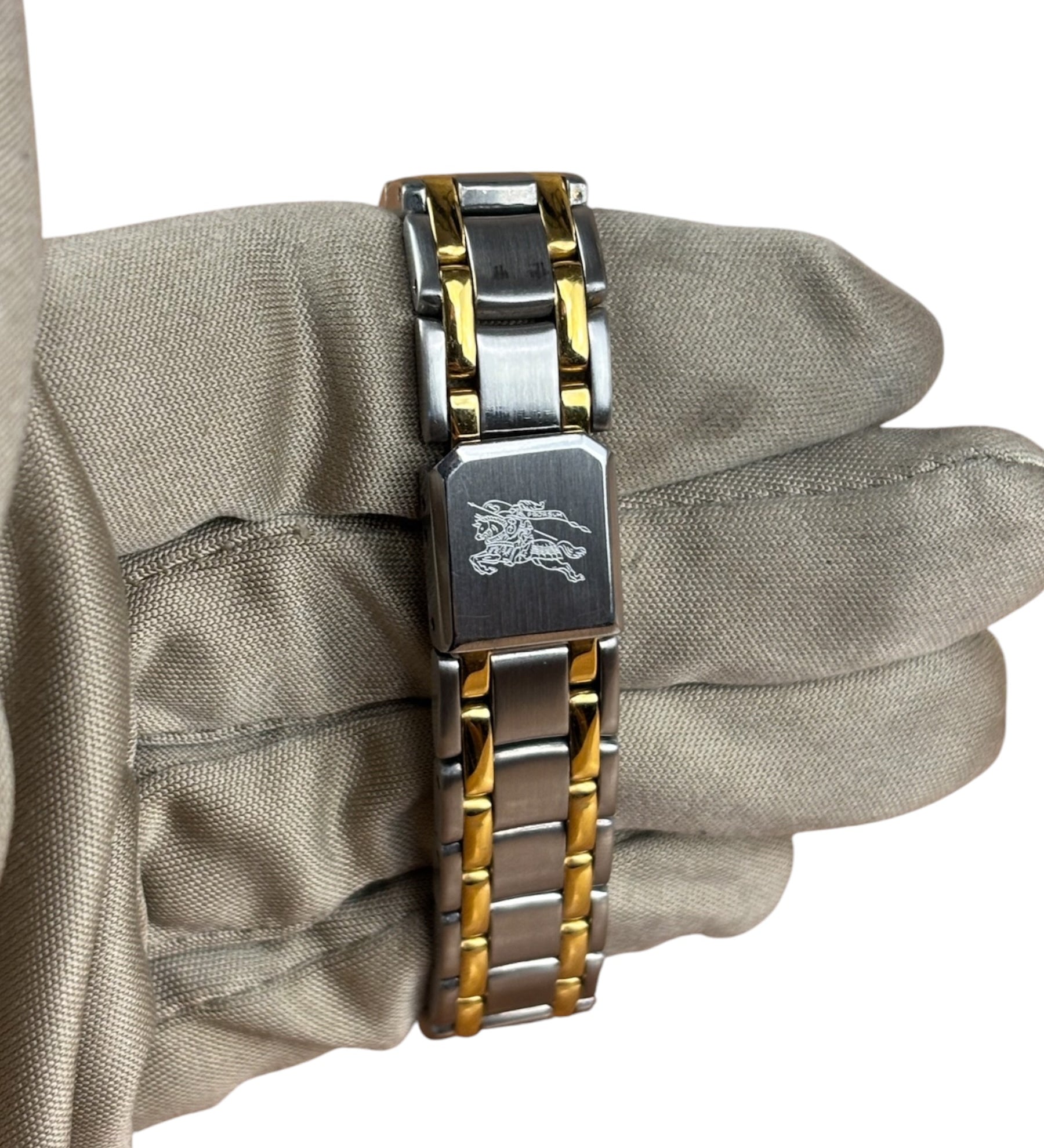 Burberry's 2 Tone Round Cream Dial