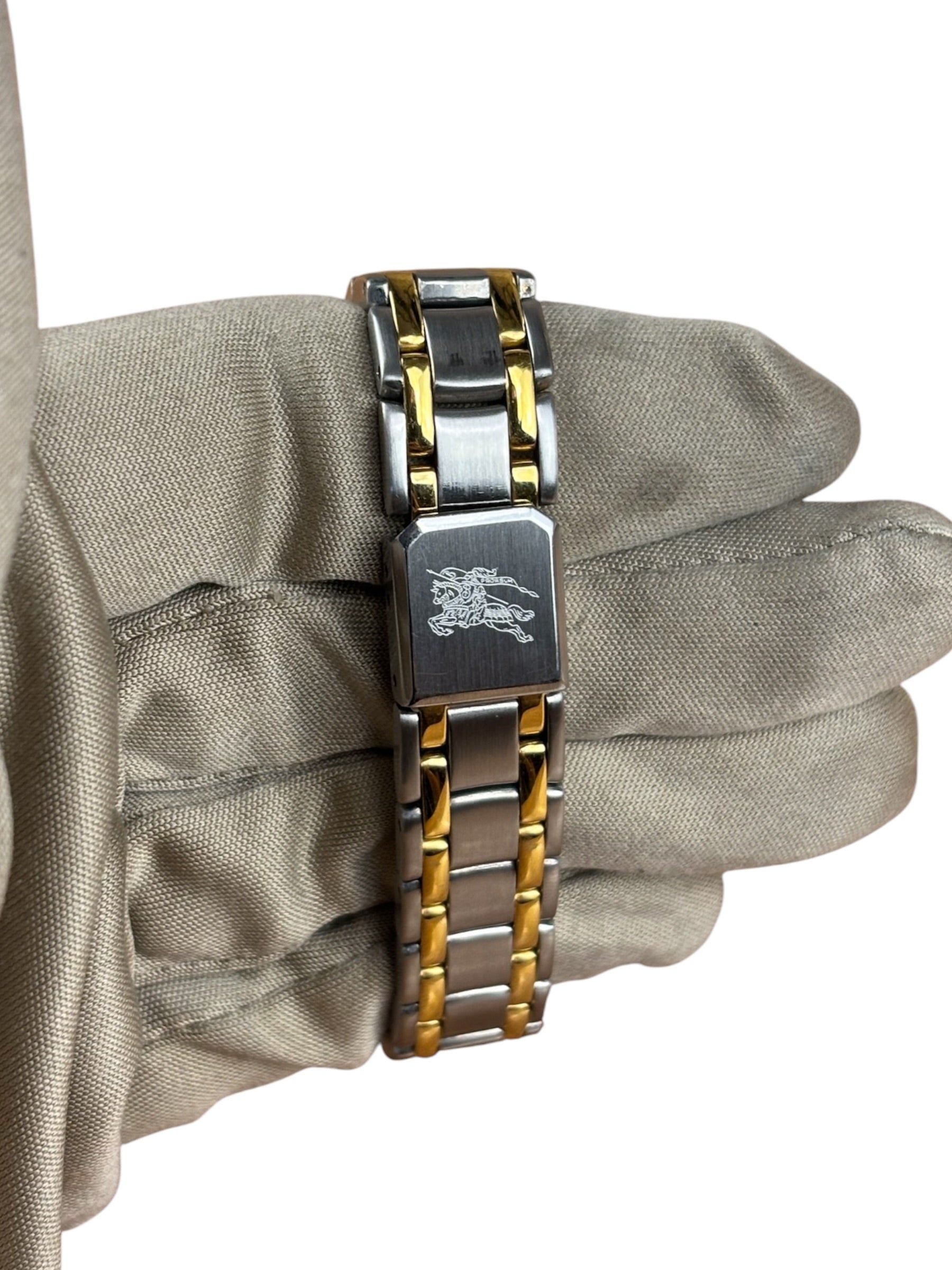 Burberry's 2 Tone Round Cream Dial