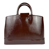 Louis Vuitton Burgundy Epi Patent Leather Electric Mirabeau Handbag MM