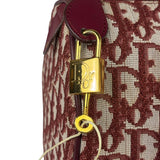 Christian Dior Red Trotter Boston Bag