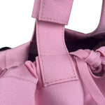 Balenciaga Pink/Black 24/7 Layered Mesh Tote Bag