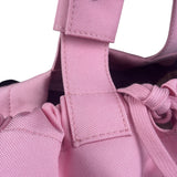 Balenciaga Pink/Black 24/7 Layered Mesh Tote Bag