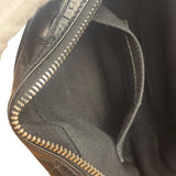 Saint Laurent Crocodile Embossed Leather Camera Bag Black