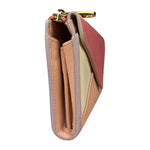 Chloe Pink Leather Envelope Long Wallet