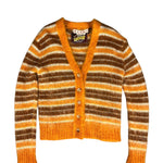 Marni MoHair Orange Button Up Sweater