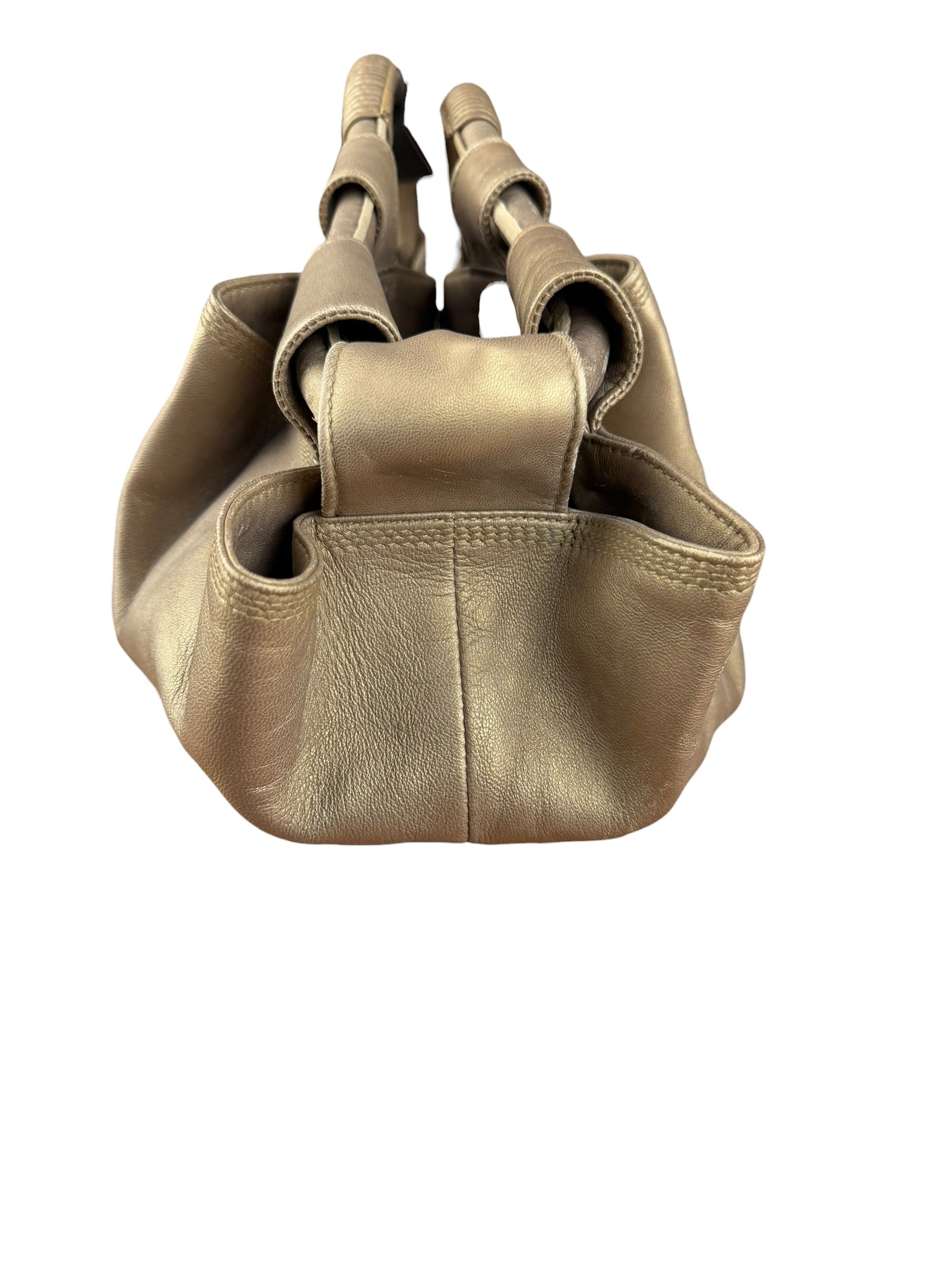 Loewe Vintage Gold Nappa Aire Hobo/Tote Bag