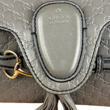 Gucci Emily GG Micro Shoulder Bag Grey