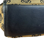 Loewe Vintage Canvas Anagram Zip Tote Bag