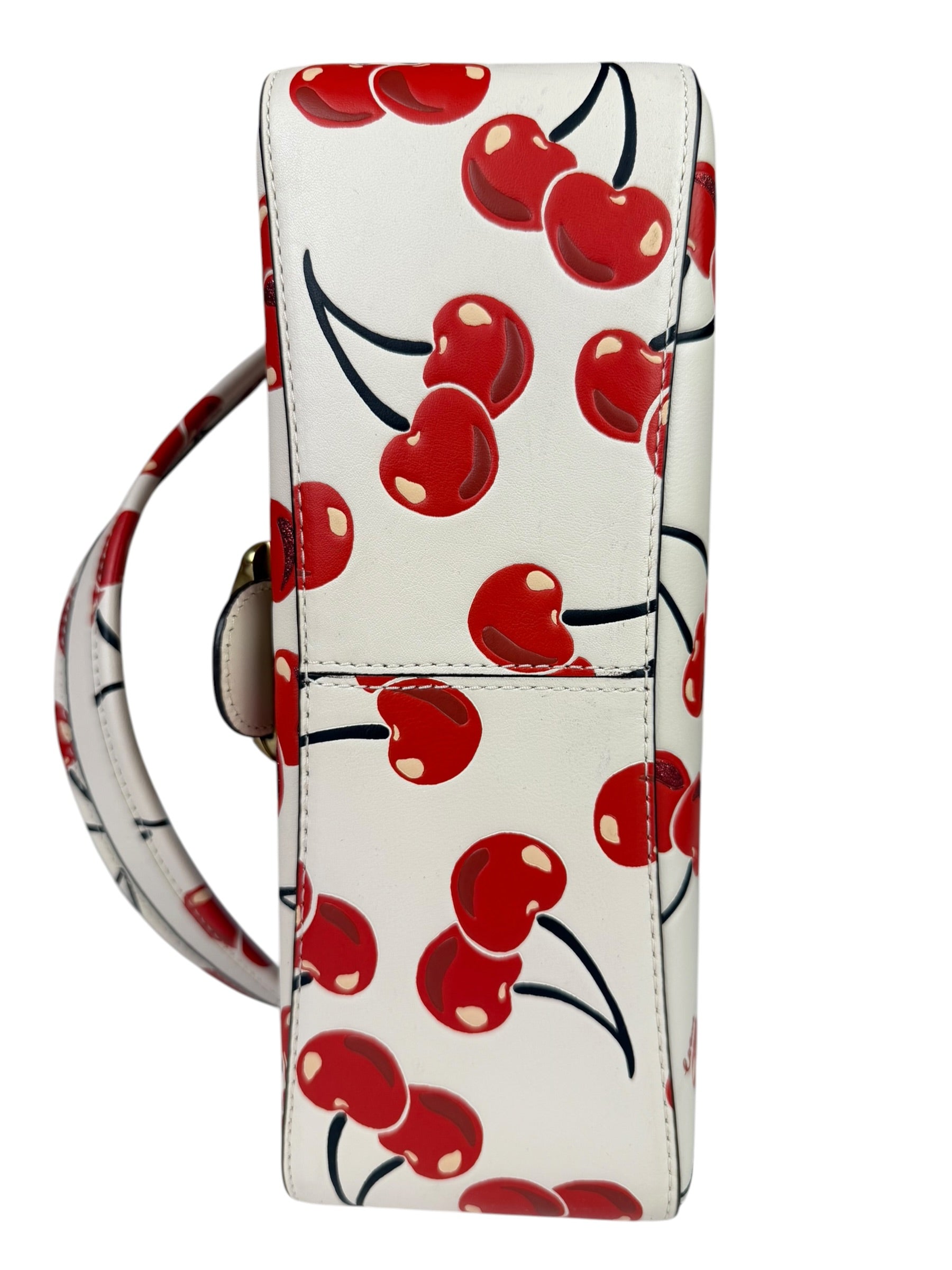 Coach Soft Tabby Shoulder Bag With Cherry Print