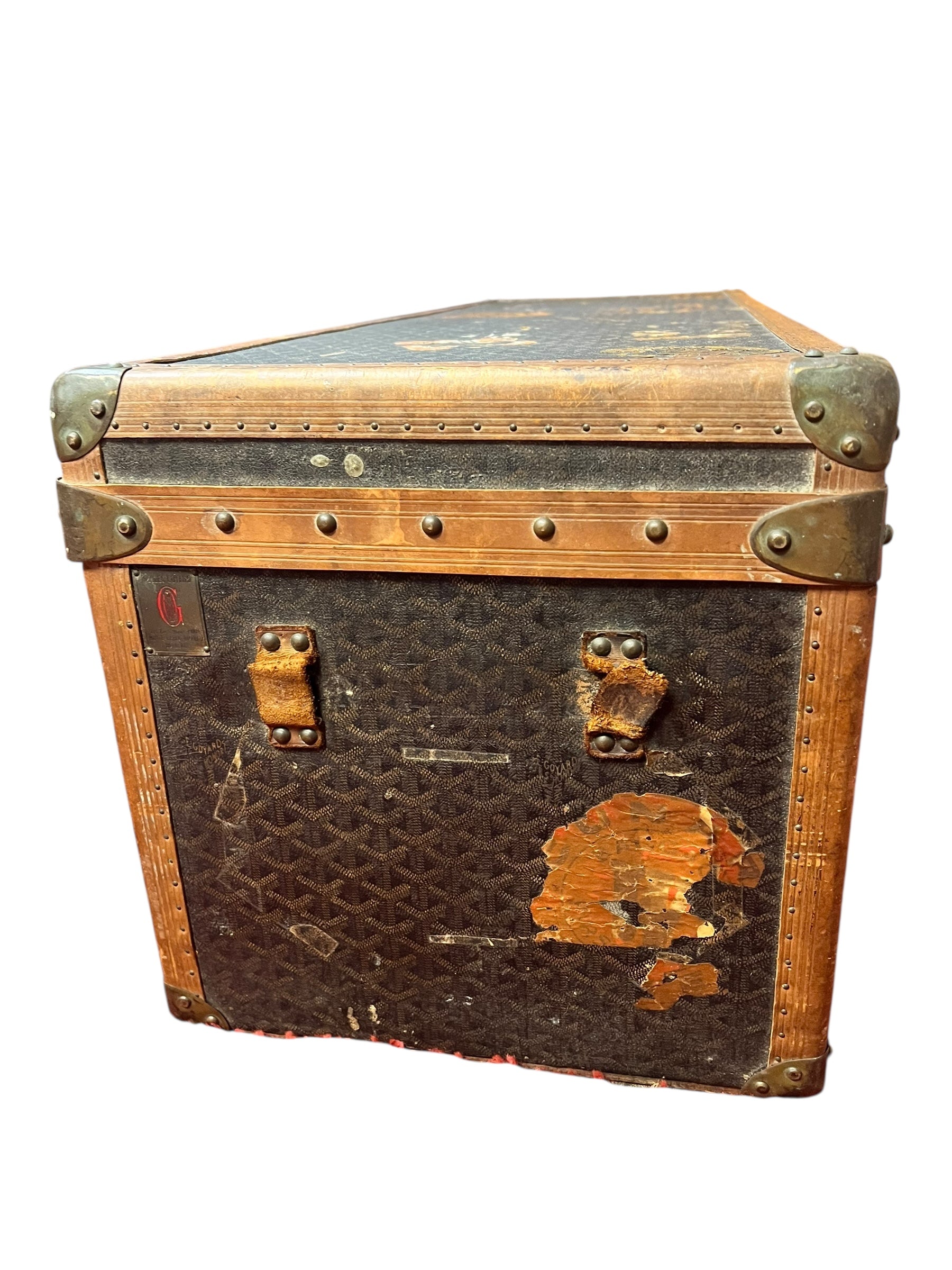 Goyard Vintage ca. 1930s Steamer Trunk