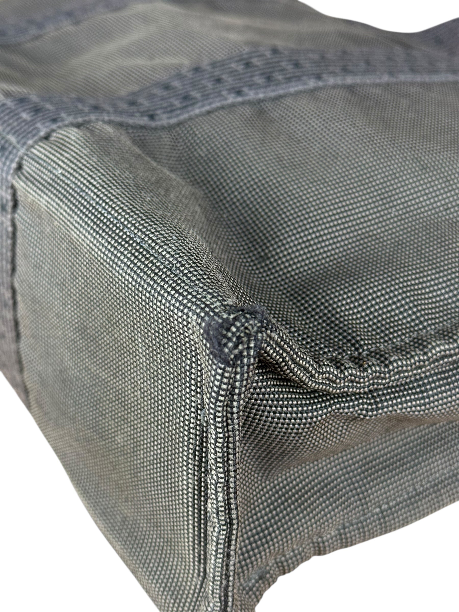 Hermes Herline Grey M Canvas Tote