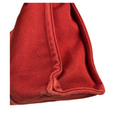 Hermes Vintage Red Denim Fourre-Tout Tote