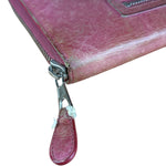 Balenciaga Vintage Pink Le Agneau Long Wallet