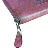 Balenciaga Vintage Pink Le Agneau Long Wallet