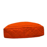 Chanel Orange Quilted Nylon Classic Jersey Camera Bag 2012