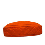 Chanel Orange Quilted Nylon Classic Jersey Camera Bag 2012