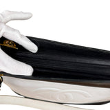 Chanel Vintage Black/White Leather CC Chain Tote '89-'91