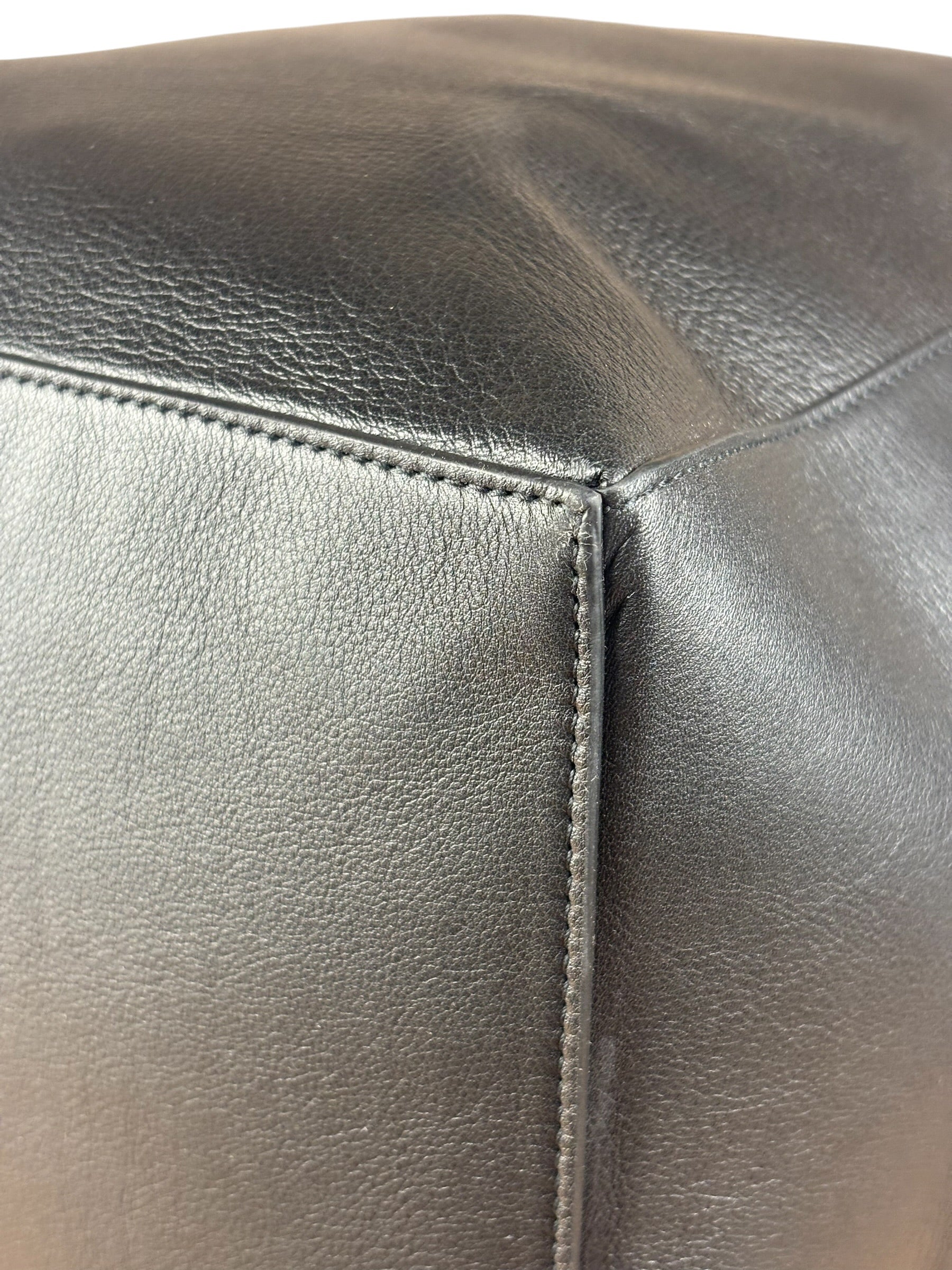 Balenciaga Black Leather Giant Box Bag