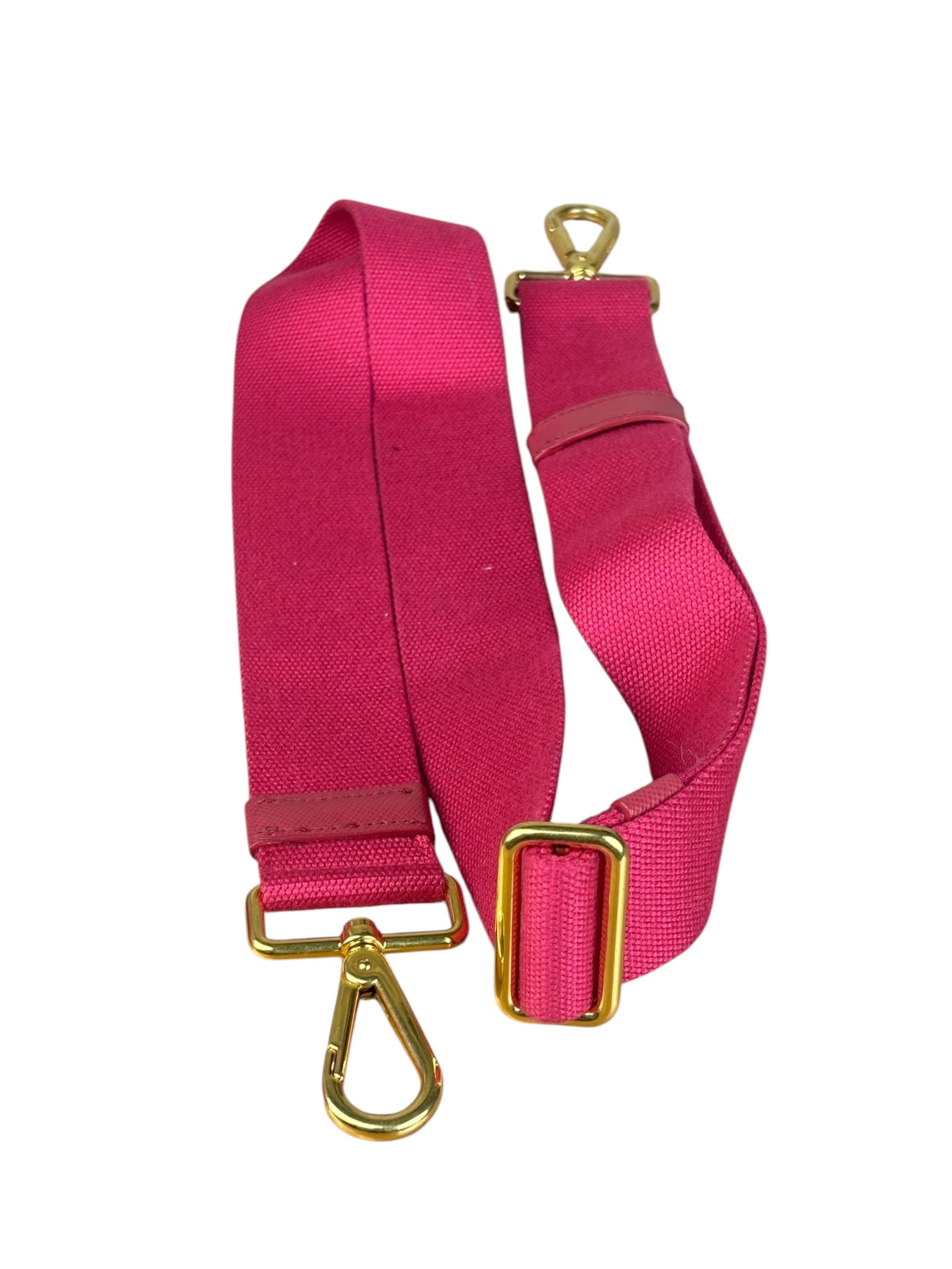 Prada Pink Canapa Canvas Handbag